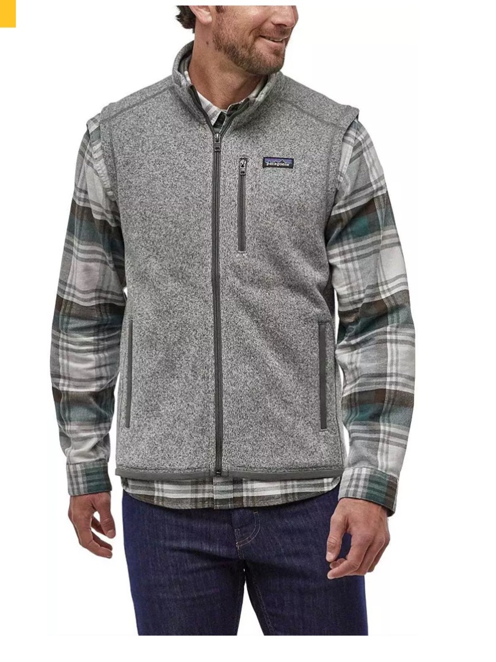 Patagonia Men's Better Sweater Vest in Stonewash Heather